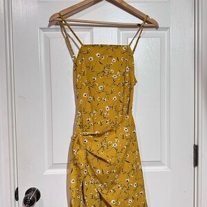 Floral Yellow Dress